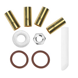 Tomvorks Kit de Inserto del Eje del Extremo de la Leva Gemela, Casilleros de Balancín de Metal de 9 Piezas, Herramienta de Bloqueo del Eje del Brazo de Balancín con Accesorios de