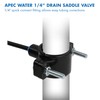 APEC Water Systems Drain Saddle Valve with 1/4" Quick Connect