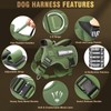 WINSEE Tactical Dog Harness for Large Dog, Heavy Duty Service