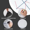 Magnetic XY Coordinate Dry Erase Grid, 35" x 35" Inches,
