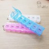 Square Weekly Pill Case Emergency Kit Portable Pill Case 50ea
