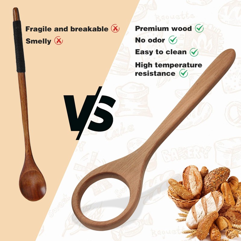 Danish Dough Whisk, Easy to Clean and Organize Wisking Tool
