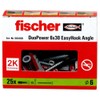 fischer 564168 Angle, Set of 25 Angle Hook Screws and