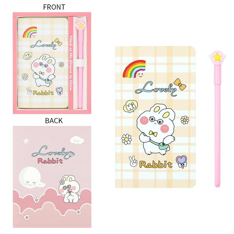 2 in 1 Rabbit Stationery Gift Box Set Includes 1
