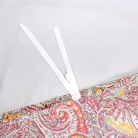 Pangzi Bohemian 4 Corner Post Bed Curtain Canopy Bed Curtain Drapes for Adults Girls (Queen, Style-A)