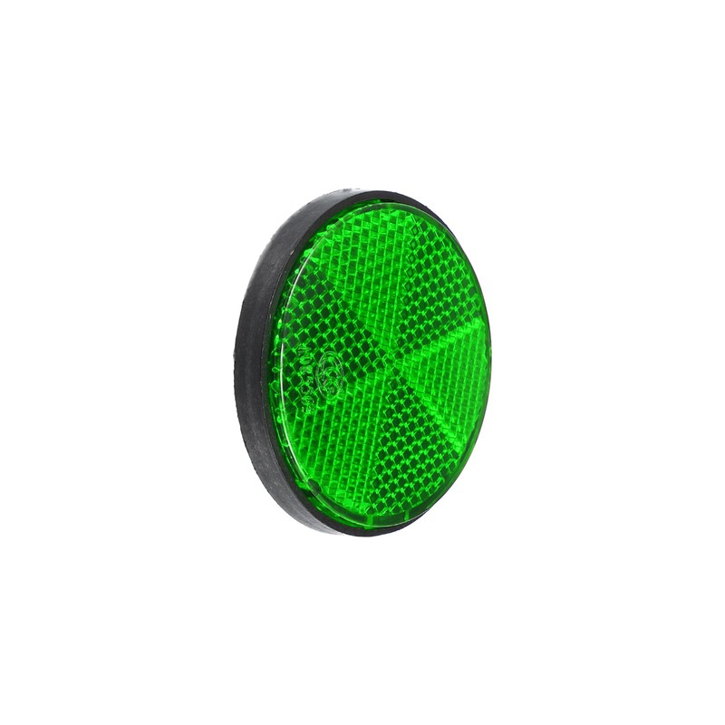 X AUTOHAUX 4pcs M6x1.0 Green Screw Mount Warning Reflector for