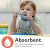 Nuby 100% Natural Cotton Muslin Bib - Bib with Teething