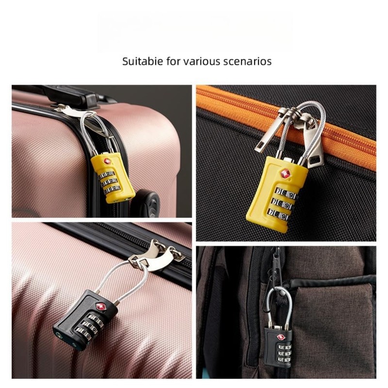 TSA Suitcase Lock, TSA Lock Suitcase with Additional Luggage Tag,