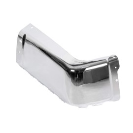 KUAFU Rear Bumper End Cap Compatible with 2007-2014 Chevy Silverado GMC Sierra 1500 2500 3500 Replacement for 15284307 GM1104149 W/O Sensor Hole Steel Driver Side Chrome