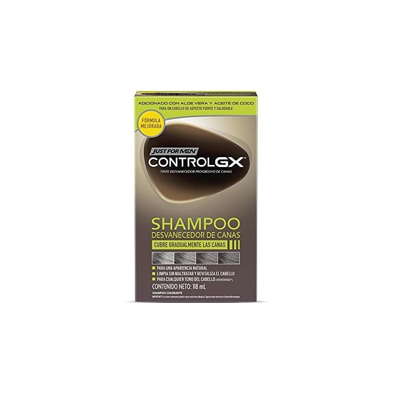 Just for Men Control Gx Shampoo Desvanecedor Progresivo De Canas,
