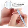 Cuticle Fork, 6 Pieces Cuticle Trimmer, Cuticle Pusher, Stainless Steel