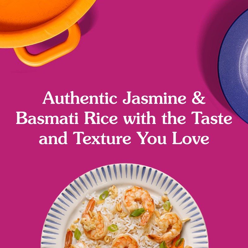 BEN'S ORIGINAL Ready Rice Basmati and Jasmine Rice Variety Pack,