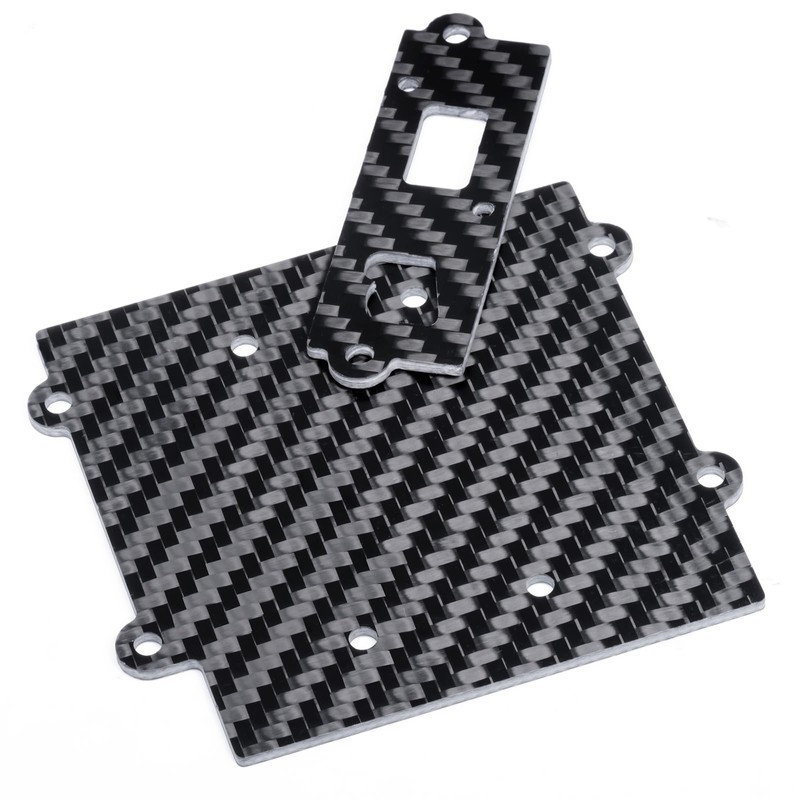 WEFEINO Carbon Fiber Battery ESC Mount Plate RC ESC Mounting