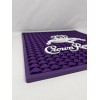 Crown Royal Bar Spill Mat Rubber purple white logo Large