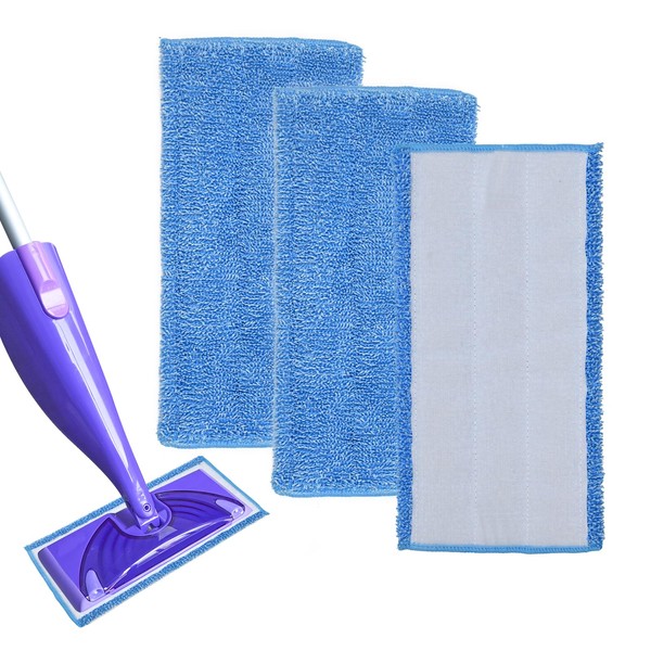 GFRED Ersatz-Mikrofaser-Ersatzteile, kompatibel mit Swiffer Wetjet, trocken und nass, wiederverwendbar,