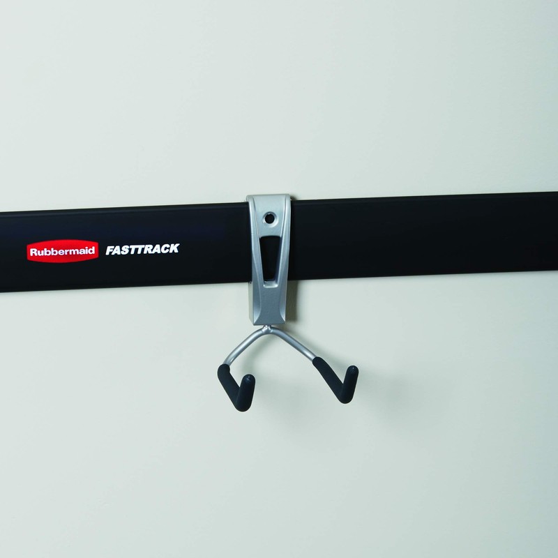 Rubbermaid 1784456 FastTrack Wall Mounted Rope, Hose, or Tool Garage