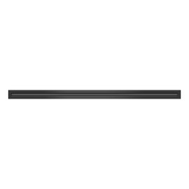 BUILDMART - 48" Linear Slot Diffuser - (1 Slot) Single Slot - Black Decorative Aluminum Air Vent - Heating and Cooling Modern AC Vent Cover for Ceiling, Walls & Floors - Texas Buildmart