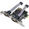 LogiLink PCI Express Card with 2x Serial Ports (RS232, 9-pin)