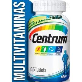 Centrum Multivitiamínico Para Hombre 65 Tabletas Sabor Sin Sabor