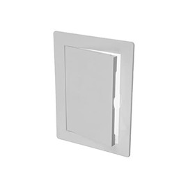 ECOPRO VENT 4inch x 6inch White Plastic Access Panel. Service Shaft Door Panel. Plumbing, Electricity, Heating, Alarm Wall Access Panel Drywall. Bathroom Services Access Hole Cover. (4inch x 6inch)