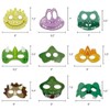 RFAPTDM 18 Pcs Dinosaur Masks Party Supplies Felt and Elastic