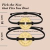 HOBBY OF KINGS Good Luck Coin Bracelet | Black String