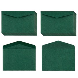 120 Pack Kraft Mini Envelopes Christmas Red and Green Envelopes Self-Adhesive Tiny Pockets for Holiday Small Gift Cards Invitations Business Notes(4.13"×2.76") (Green)