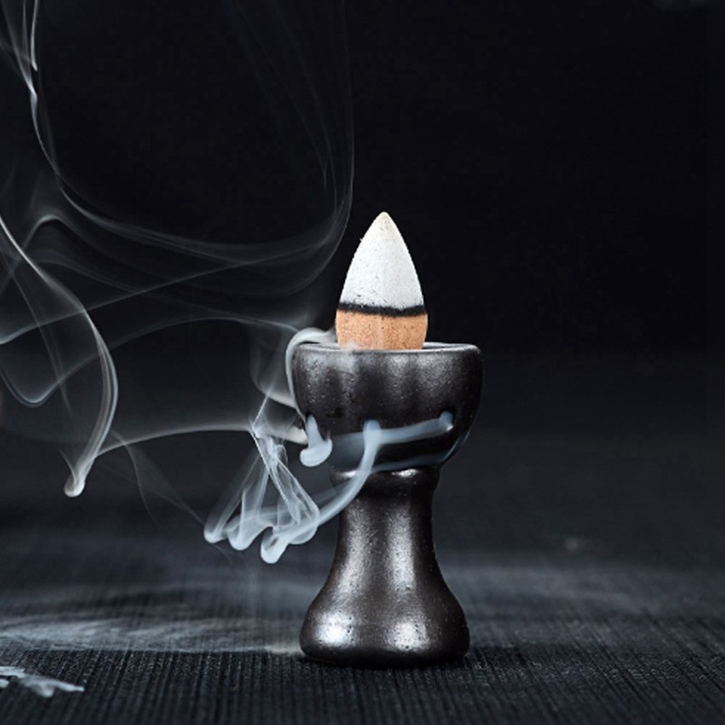 22pcs 30 Minutes Smoke Backflow Censer Incense Cones Gift Box