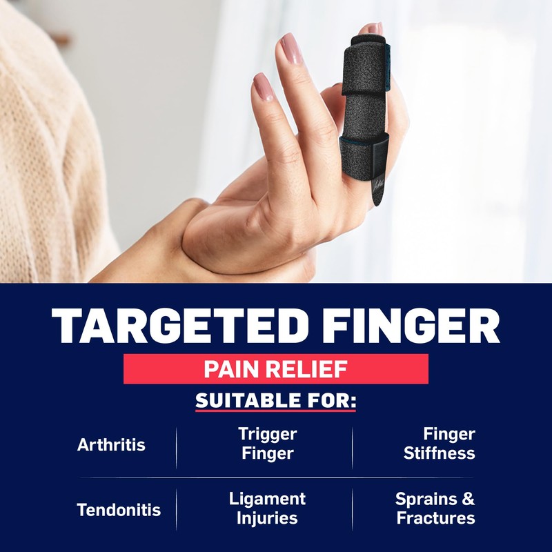 Dr. Arthritis Trigger Finger Splint, Multifunction Finger Brace Straightener for