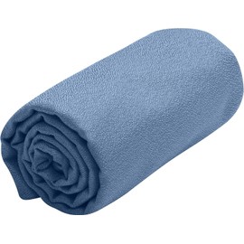 Sea to Summit - Airlite Towel Travel Towel L - Bath Towel - Microfibre - Absorbent & Quick Drying - Ultralight - Compact - Hiking - 60 x 120 cm - Moonlight Blue - 67 g