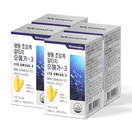 Guangdong low-temperature supercritical Altige Omega 3 4-month supply Vitamin D fish oil capsule EPA DHA / 광동 저온 초임계 알티지 오메가3 4개월분 비타민D 피쉬오일 캡슐 EPA DHA
