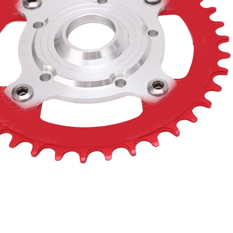 38T 104 BCD Electric Bike Chainring and Adapter Aluminum Alloy