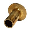 4-4 BRASS BRAKE RIVETS, SLIGHTLY COUNTERSUNK HEAD, (PACK OF 100