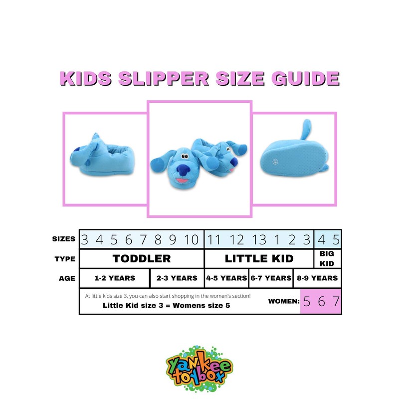 Blue's Clues & You Blue Slip On Plush 3D Toddler
