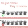 PURELEOR Individual Lashes Cluster Lashes Pack for Manga Lashes DIY