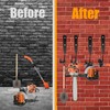 AMAMIA 4Pcs Chainsaw Holder Wall Mount,Weed Eater Hanger,String Trimmer Storger