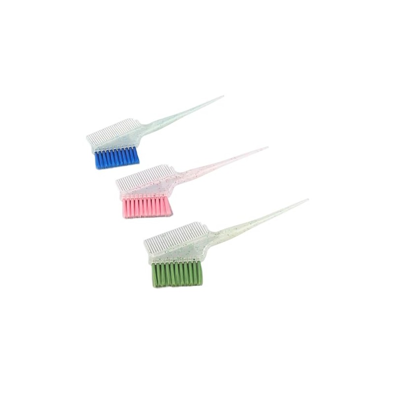 3 Brochas de Tinte para el Cabello de Doble Cara,