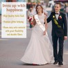2 Pcs Bride and Groom Sash with Gold Foil, Bachelorette