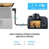 Duttek Mini USB to USB C Cable, Right Angled USB
