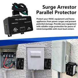 120/240CM+ Surge Protector,Replace for Ditek DTK-120/240CM+ HVAC Surge Protection Kit,Parallel Protector,Surge Protector for AC Unit,Dedicated Circuit,Surge Arrestor,Watertight Enclosure-UL Listed