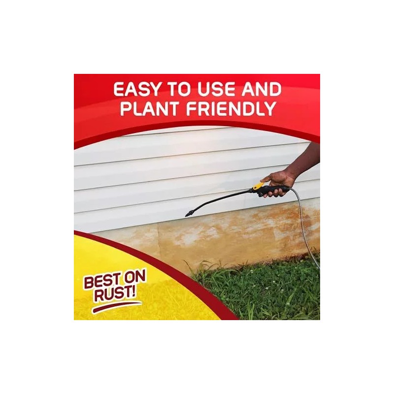 Iron OUT Outdoor Rust Stain Remover, Removes Rust Stains from
