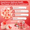 Vitamin D3 K2 Gummies w/Magnesium Sugar Free - 90 Count