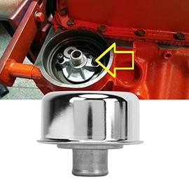 Tapón de Ventilación de Tapa de Válvula, Práctico Tapón de Llenado de Aceite de Aleación de Cromo, Estilo Push In, Resistente a la Corrosión para SBC 