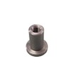 M6 X 20MM WELD IN STEEL FEMALE THREAD THREADED FITTING BUSH TOP HAT