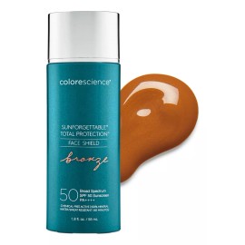 Colorescience Sunforgettable - Protector Solar Para Piel Grasa / Neutra Con Color Facial Colorscience Sunforgettable Face Shield Bronze 50 Spf 55ml