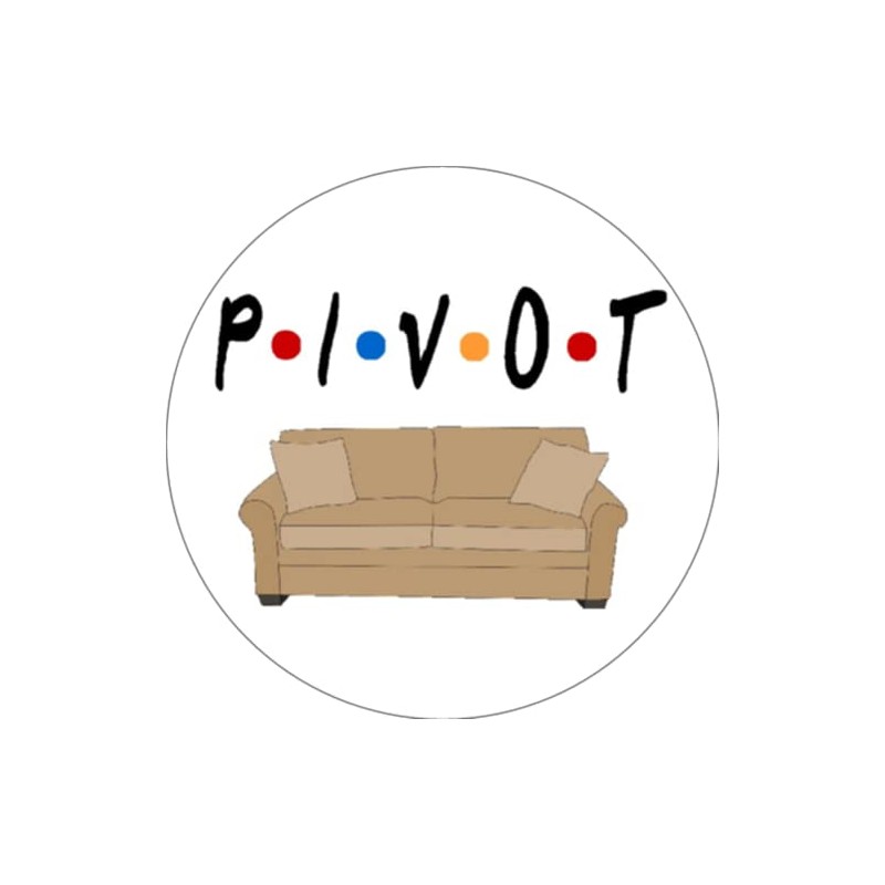 Pivot Sofa - 3 Inch Circle Sticker 3" x 3"