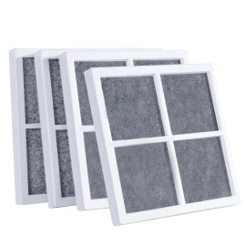 Replaces LG LT120F, For LG ADQ73214404 4 PACK Fresh Air Replacement Refrigerator Air Filter For LG LT120F LFX31925SB
