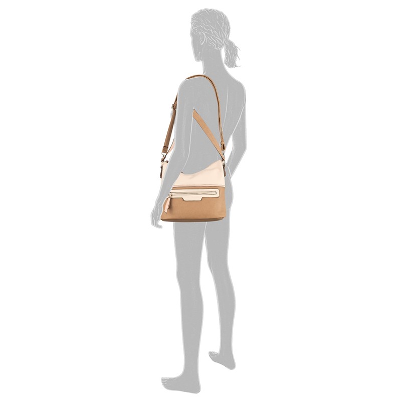 TOM TAILOR Women's Jule Hobo Bag, Mixed Maritime, Mixed Rose,