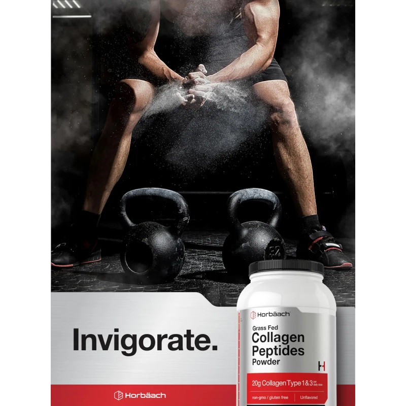 Horbaach Péptidos Colágeno Polvo 40 Oz Sin Sabor