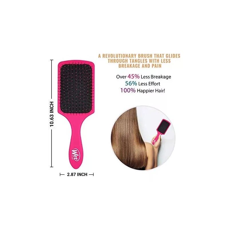 Wet Brush Brocha Húmeda Wet Brush Pro Paddle Punchy Pink,